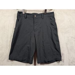 Lululemon Commission Classic Black Chino Shorts 10" Size 32 Golf Performance